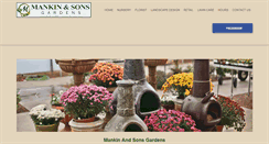 Desktop Screenshot of mankinandsonsgardens.com