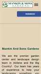 Mobile Screenshot of mankinandsonsgardens.com